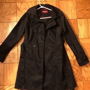 Black trench coat